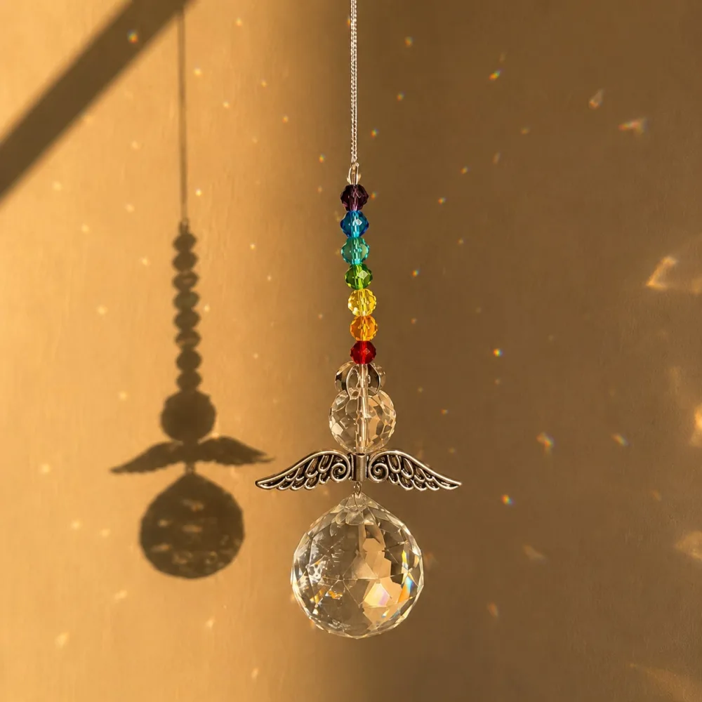 attrape-soleil en Cristal Ailes d'ange