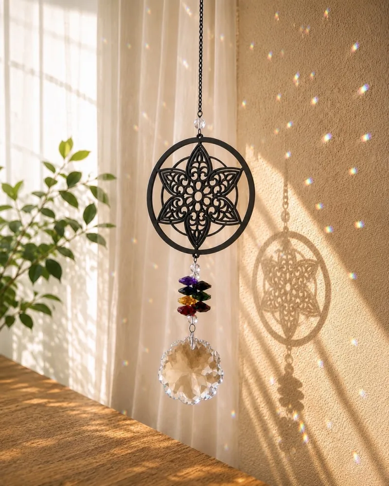 Attrape-soleil en Cristal Mandala