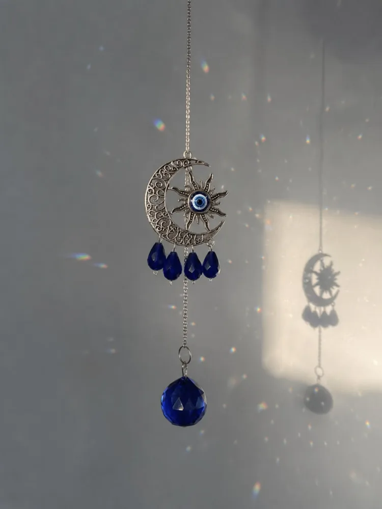 Attrape-soleil Oeil bleu de protection