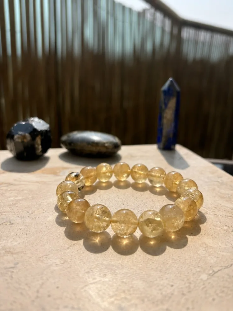 Bracelet en Citrine