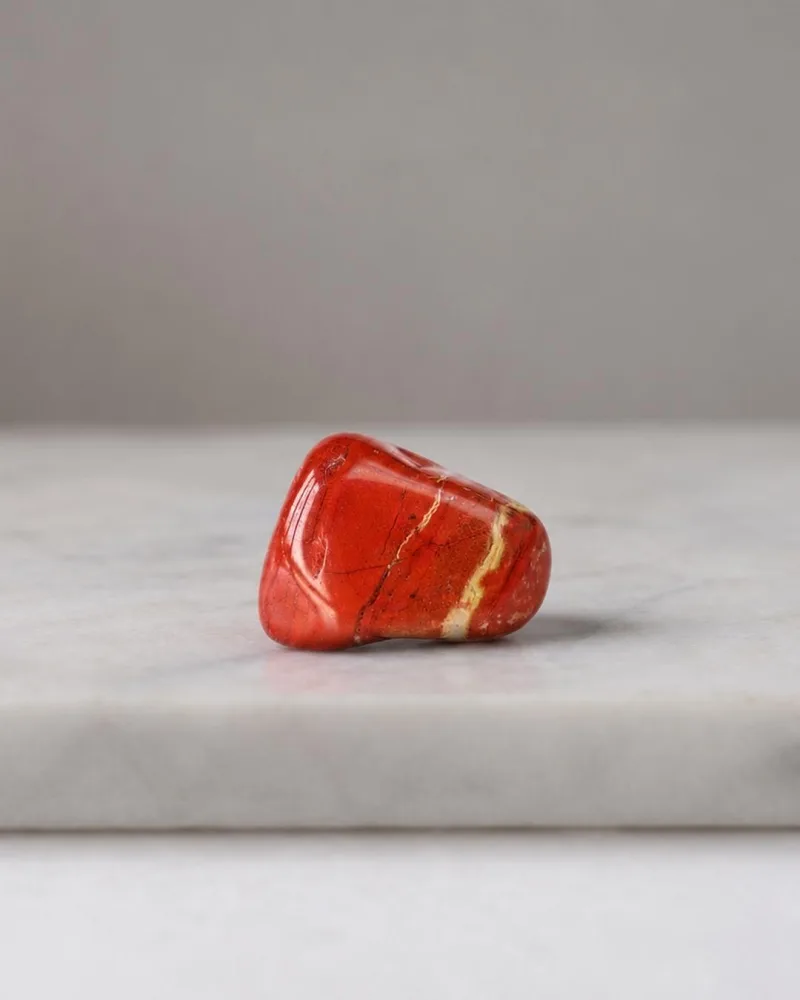Jaspe Rouge Pierre Roulée